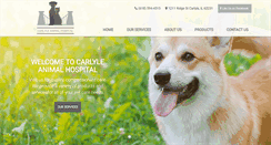 Desktop Screenshot of carlyleanimalhospital.com